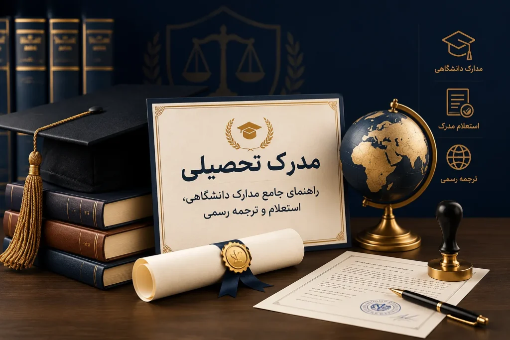 مدرک تحصیلی راهنمای جامع مدارک دانشگاهی، استعلام و ترجمه رسمی