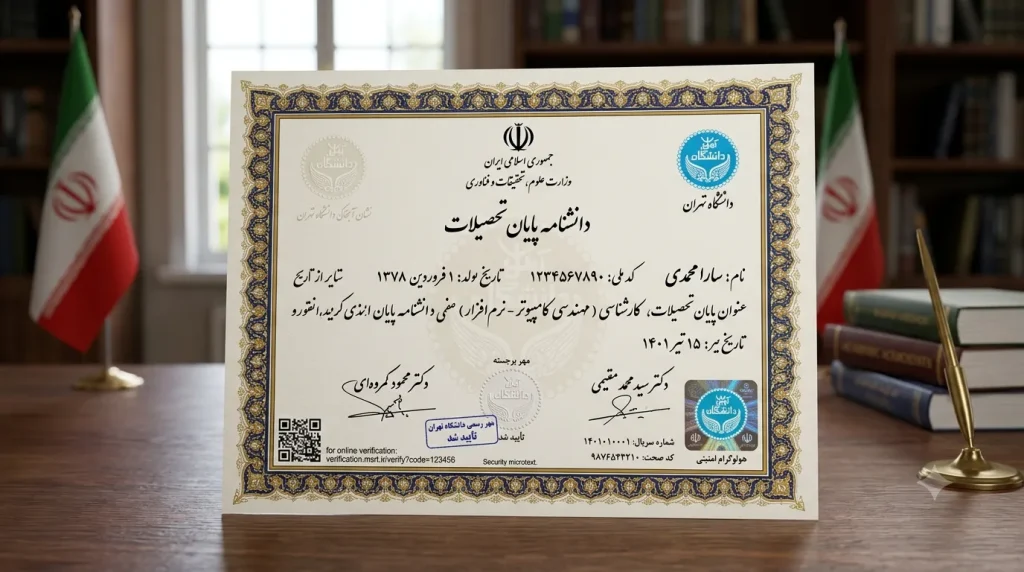 مدارک دانشگاهی مورد تأیید چه ویژگی‌هایی دارند؟ مدرک قانونی و معتبر